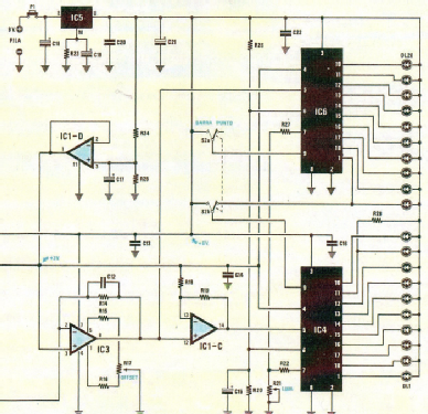 Fonometro a diodi led LX 1056; Nuova Elettronica; (ID = 3066517) Kit