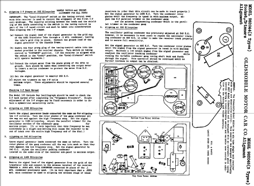 982044 ; Oldsmobile Motors; (ID = 740736) Autoradio