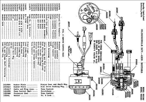 982085 ; Oldsmobile Motors; (ID = 740760) Car Radio