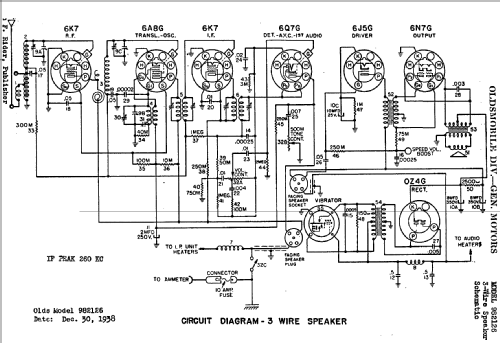 982126 ; Oldsmobile Motors; (ID = 741179) Car Radio