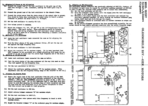 982127 ; Oldsmobile Motors; (ID = 741191) Car Radio