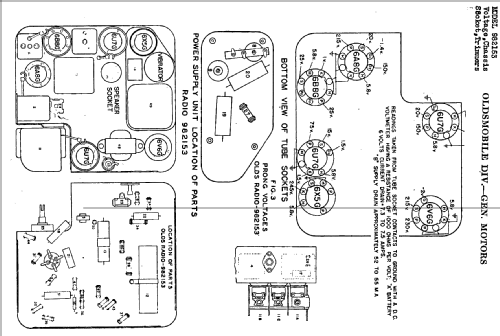 982153 ; Oldsmobile Motors; (ID = 741201) Car Radio