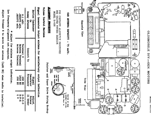 982282 ; Oldsmobile Motors; (ID = 714236) Autoradio