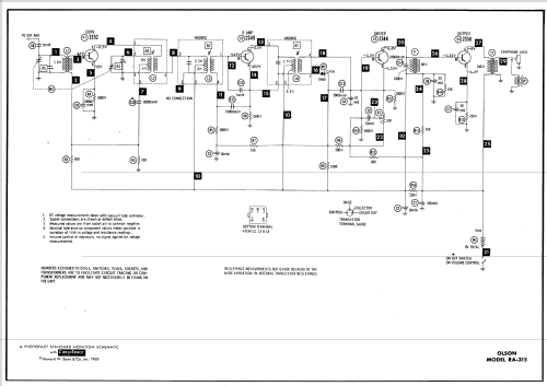 RA-315 ; Olson Radio (ID = 568617) Radio