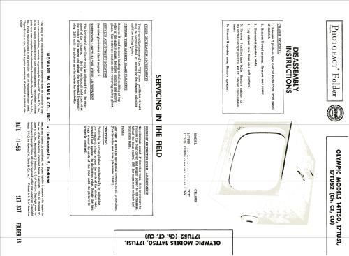 14TT50 Ch= CT; Olympic Radio & (ID = 1984949) Television