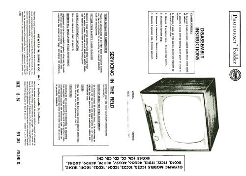 1CD25 Ch= CD; Olympic Radio & (ID = 2031389) Télévision