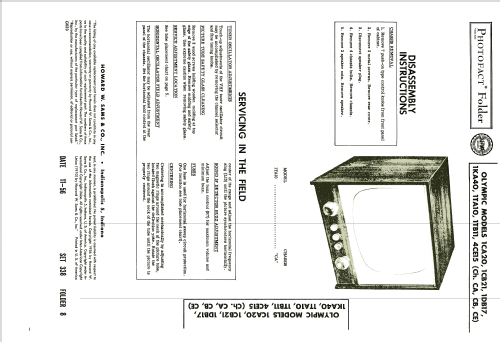 1DB17 Ch= CB; Olympic Radio & (ID = 2000734) Television