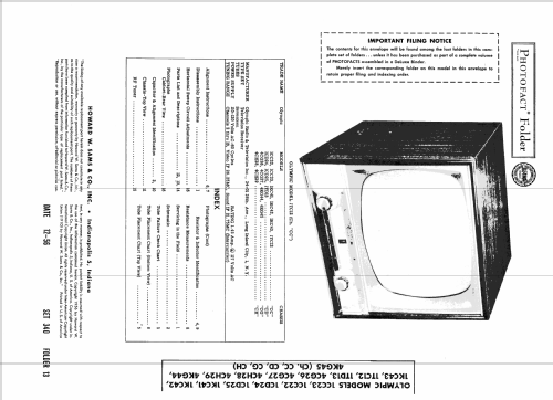 1TD13 Ch= CD; Olympic Radio & (ID = 2031404) Television