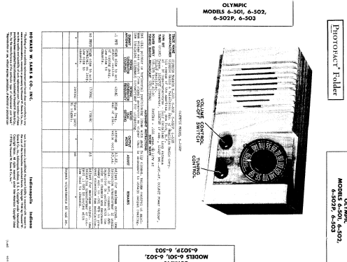 6-501 ; Olympic Radio & (ID = 474927) Radio