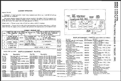 6-504U ; Olympic Radio & (ID = 475374) Radio