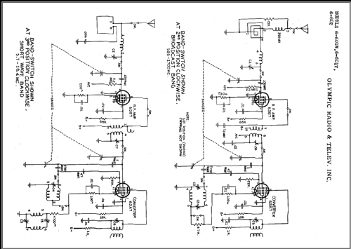 6-601W ; Olympic Radio & (ID = 475743) Radio