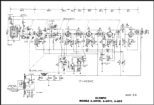 6-601W ; Olympic Radio & (ID = 475746) Radio