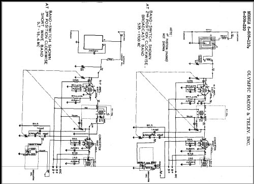 6-608-110 ; Olympic Radio & (ID = 352009) Radio