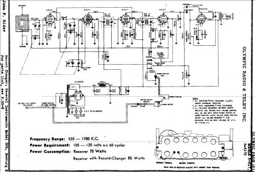 6-617U ; Olympic Radio & (ID = 682904) Radio