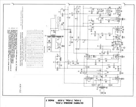 7-925 ; Olympic Radio & (ID = 935257) Radio