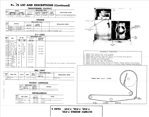 7-925 ; Olympic Radio & (ID = 935262) Radio