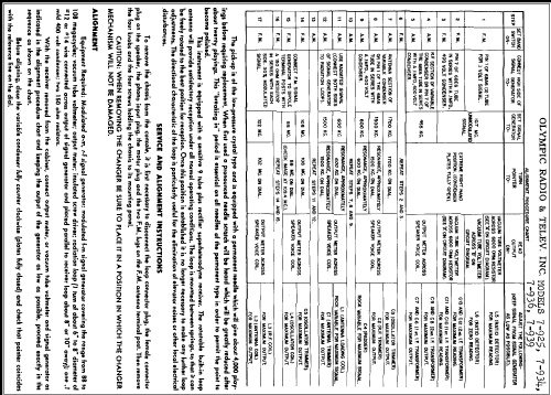 7-936 ; Olympic Radio & (ID = 297234) Radio