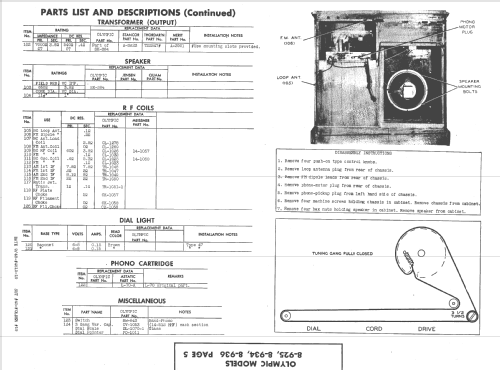 8-925; Olympic Radio & (ID = 1396880) Radio