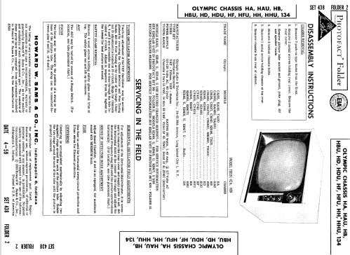 CA135U Ch= HAU; Olympic Radio & (ID = 880984) Televisión