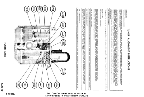 CE138 Ch= HE; Olympic Radio & (ID = 875734) Televisore