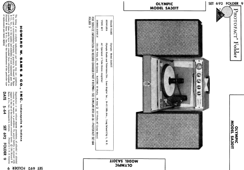 SA301T ; Olympic Radio & (ID = 531735) Reg-Riprod