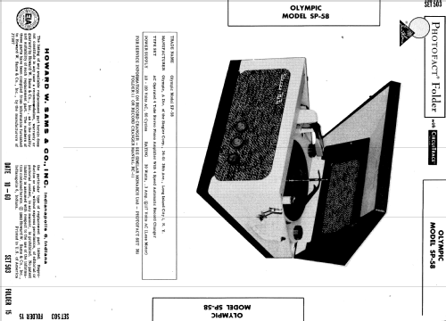 SP-58 ; Olympic Radio & (ID = 523283) Enrég.-R