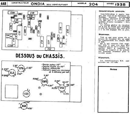 204 A; Ondia Le Matériel; (ID = 219983) Radio