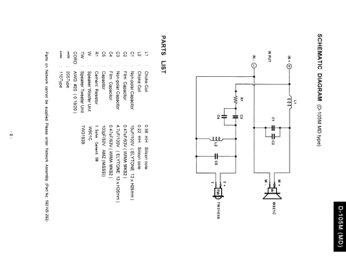 Speaker System D-105M; Onkyo, Osaka Denki (ID = 1989959) Speaker-P