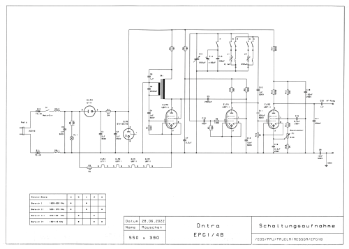 Empfänger-Prüfgenerator EPG I ; Ontra - Werkstätten; (ID = 2774036) Equipment