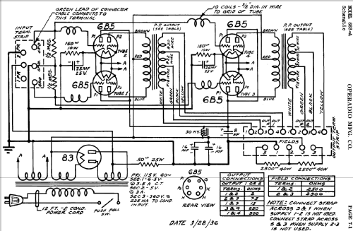 683A ; Operadio Corp.; St. (ID = 440622) Ampl/Mixer