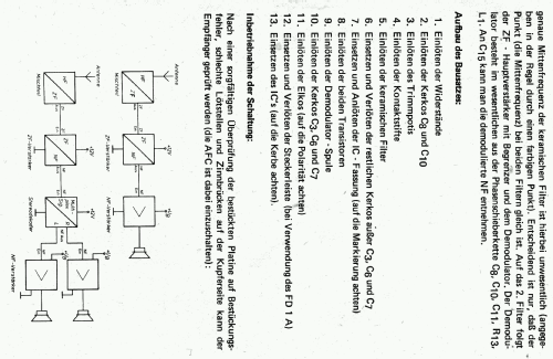 IC FM ZF Verstärker mit Demodulator Bausatz B31; Oppermann Electronic (ID = 2217010) Kit