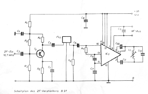 ZF-Verstärker mit TBA480 Best.-Nr. B91; Oppermann Electronic (ID = 1713323) Kit