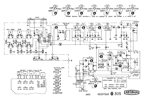 TO305 Ch= X635; Optalix, T.E.D., (ID = 2308492) Radio