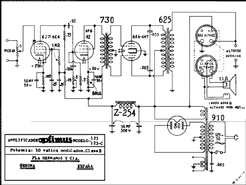 123; Optimus; Gerona (ID = 565890) Ampl/Mixer