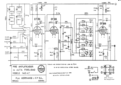 142-AF; Optimus; Gerona (ID = 258009) Ampl/Mixer