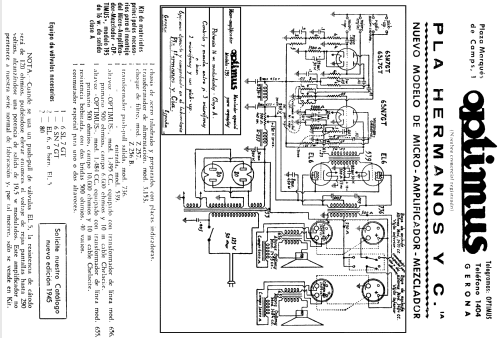 195; Optimus; Gerona (ID = 565884) Ampl/Mixer