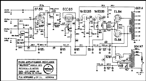 Alisio 615; Optimus; Gerona (ID = 328984) Ampl/Mixer