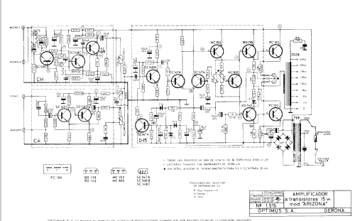Arizona 1515; Optimus; Gerona (ID = 1160508) Ampl/Mixer
