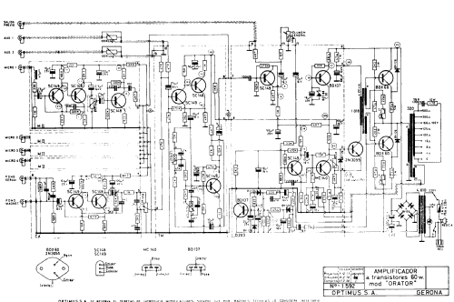 Orator 1592; Optimus; Gerona (ID = 1158799) Ampl/Mixer