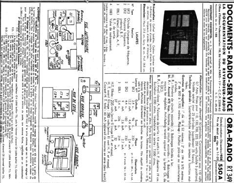 RT349; ORA, Oradyne, Gérard (ID = 231895) Radio