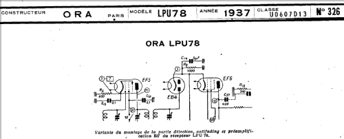 LPU78; ORA, Oradyne, Gérard (ID = 2347536) Radio