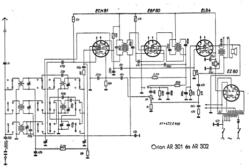 AR302; Orion; Budapest (ID = 176118) Radio