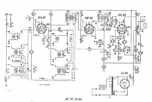 AR 311; Orion; Budapest (ID = 1717506) Radio