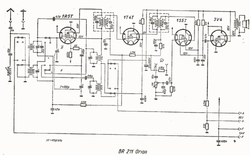 BR211/11C; Orion; Budapest (ID = 1713304) Radio