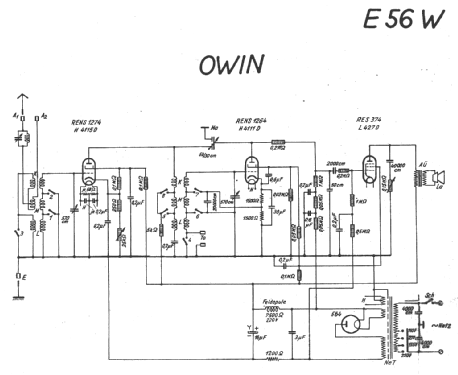 Ferroton E56W; Owin; Hannover (ID = 18999) Radio