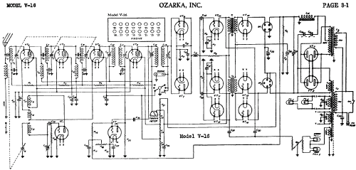 V-16 ; Ozarka Inc.; Chicago (ID = 436830) Radio