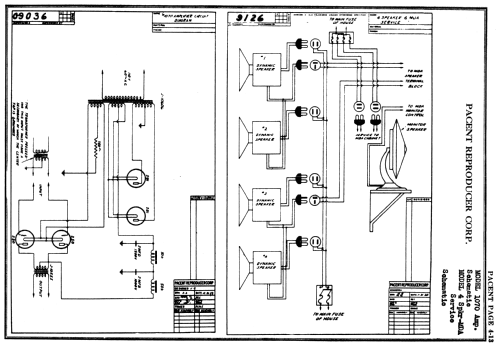 4-MDA-F Amplifier C-8618, C-8764, C-8483, 9126; Pacent, New York (ID = 1055731) Ampl/Mixer