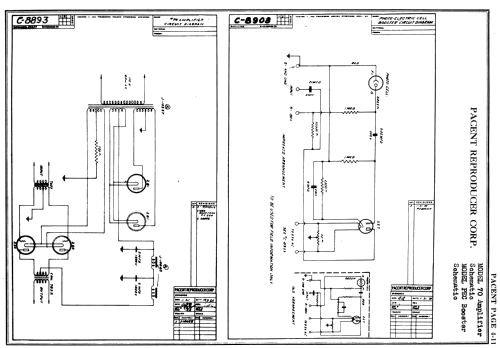 70 Amplifier C-8893 plus C-8908 PEC booster; Pacent, New York (ID = 1055735) Ampl/Mixer