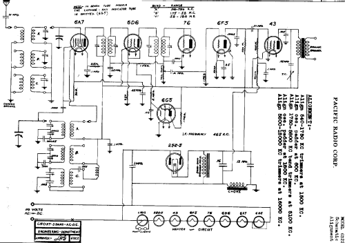 37-6322 side speaker Radio Pacific Radio Corp.; Chicago, IL, build ...