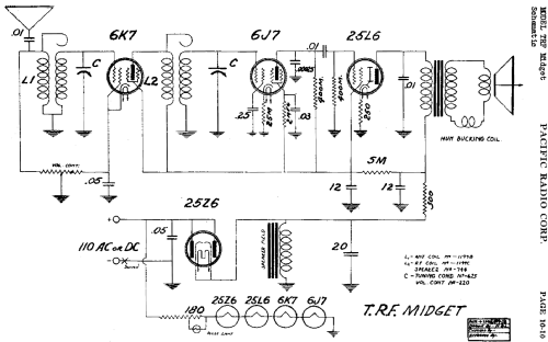 TRF Midget ; Pacific Radio Corp.; (ID = 431661) Radio